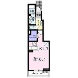 イーリス東唐津の物件間取画像